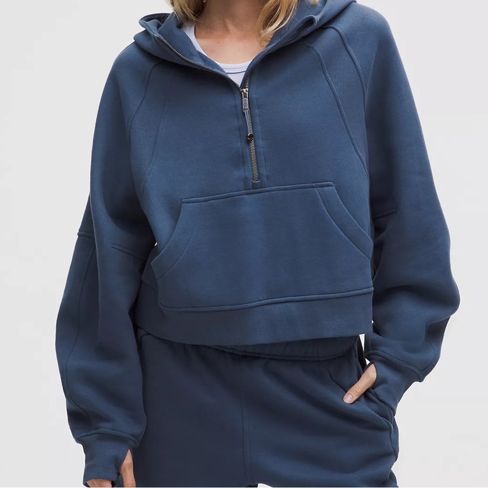 Lululemon Navy SCUBA Half-Zip Hoodie